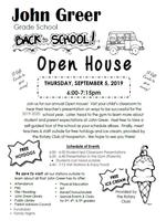 John Greer Open House