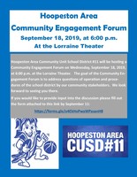Join us for the Hoopeston Area Community Engagement Forum