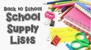 Supply list