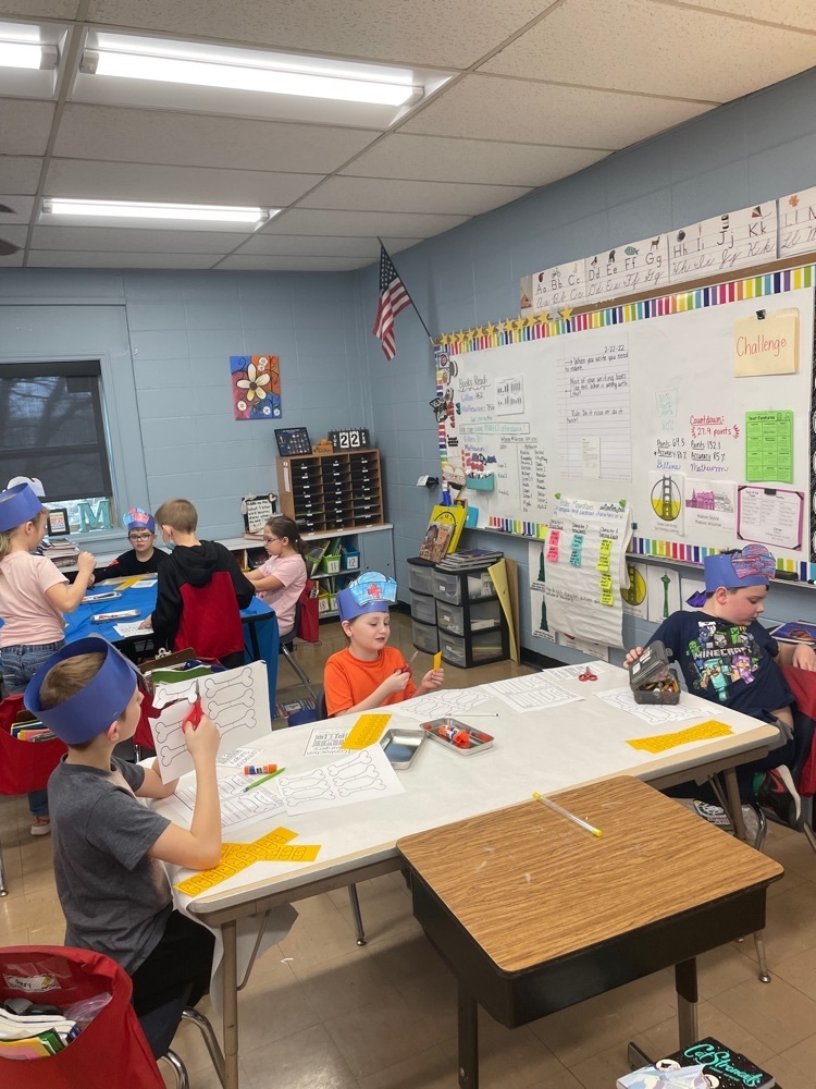 Mrs. Gillins’ homeroom performed contraction surgery today in ELA.