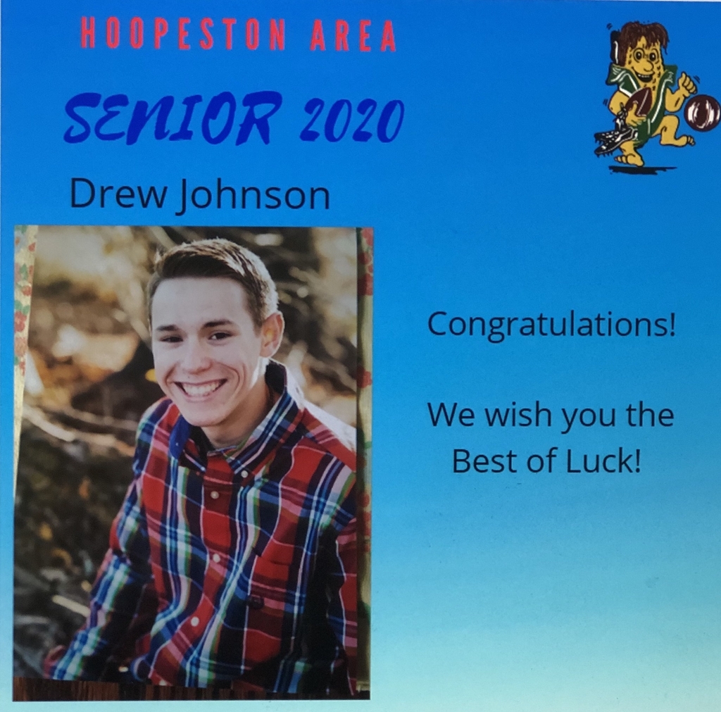 2020 SENIOR SHOUT OUT!💙